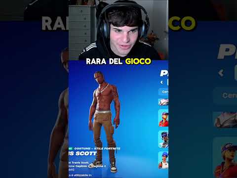 E voi ce l' avete la skin più rara del gioco di fortnite? #fortnite #battleroyale #travisscott #live