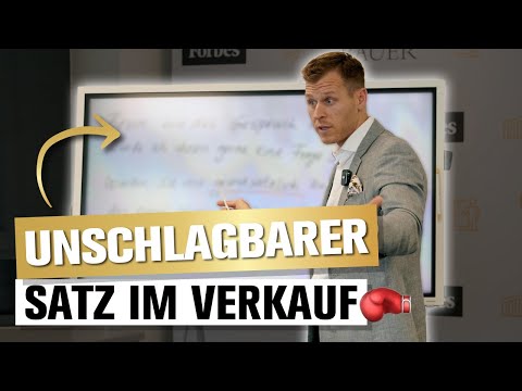 Sales training: Never be fobbed off again - Secret weapon in sales