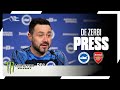 Roberto De Zerbi's Arsenal Press Conference: Fati And Barco Available