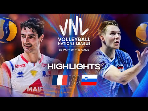 France 🇫🇷 vs. Slovenia 🇸🇮 - Quarter Final | Highlights | Men's VNL 2025