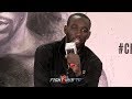 TERENCE CRAWFORD SAYS AMIR KHAN QUIT "I KNEW HE WAS LOOKING FOR A WAY OUT! I HIT HIM IN THE LEG"