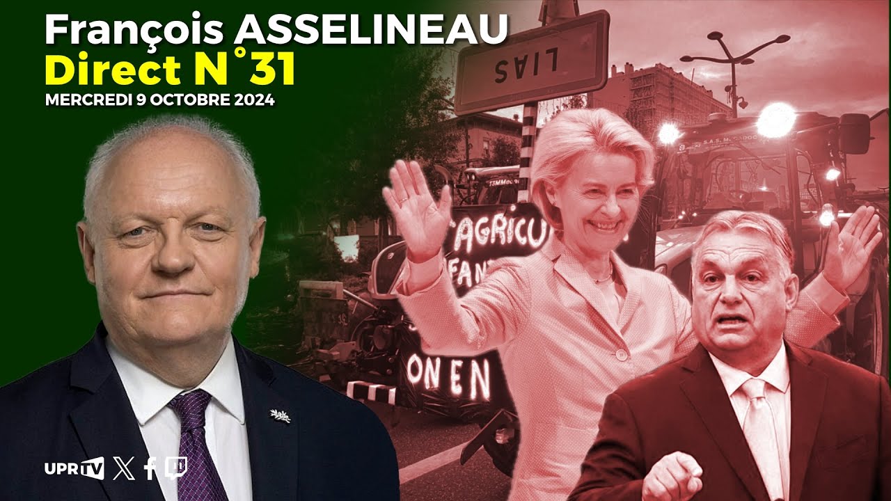 François Asselineau répond à vos questions en direct n°31