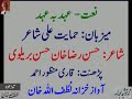 Hasan Raza Hassan Barailwi’s Naat - Audio Archives of Lutfullah Khan