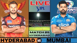 IPL 2023 Live: MI Vs SRH, Match 25 | IPL Live Scores & Commentary | IPL 2023 | Mumbai vs Hyderabad