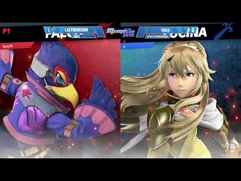 Momocon 2019 SSBU - LazyBoredeom(Falco) vs YugiX(Marth/Lucina) - Singles Pools