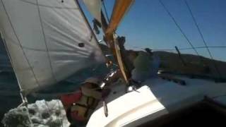 preview picture of video 'Folkboat Sailing.MOV'