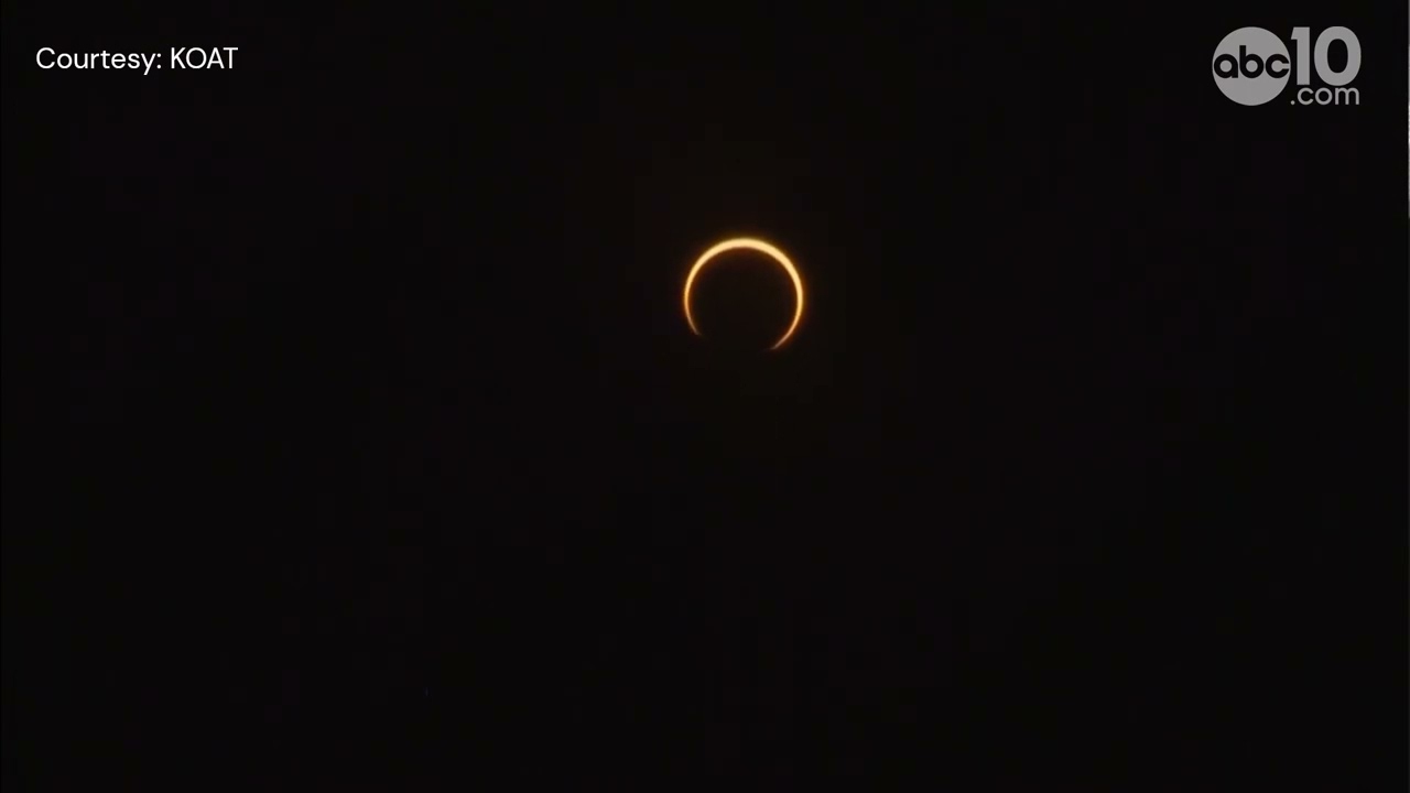 Timelapse: Ring of Fire solar eclipse - Oct. 14, 2023 | Video