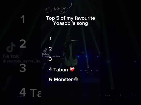 Top 5 of my favorite Yoasobi’s songs #yoasobi #jpop
