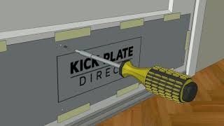 How to Measure & Install Screw Fix Door Kick Plates : Kick Plate Direct