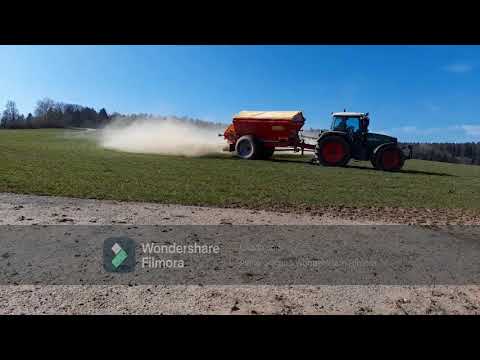 Kalkstreuen 2021 (mit Fendt und Bredal)