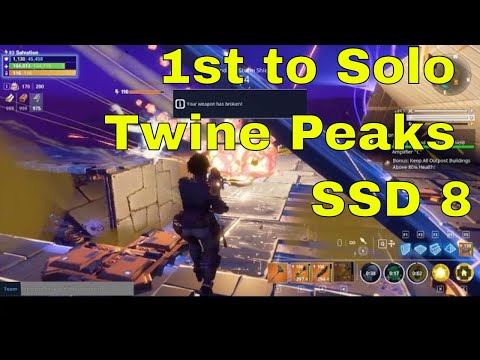Fortnite Twine Peaks, SSD 8 Solo Video