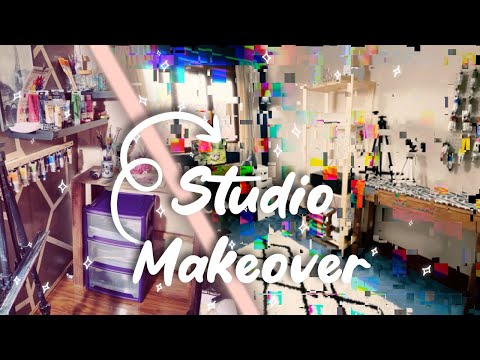 Art Studio Makeover | Cosy Studio Vlog | New Home Office Space | Studio Tour