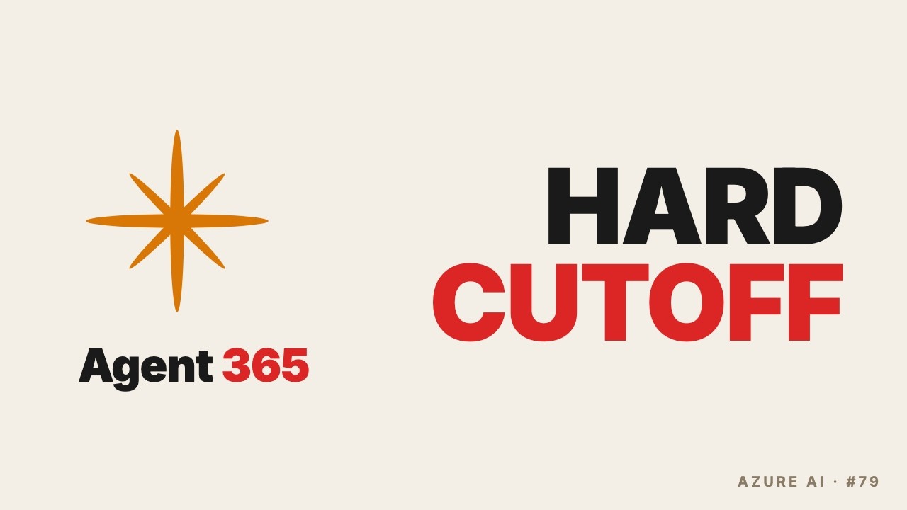 Agent 365 License Cutoff Today — Copilot Studio + Foundry Agent Security Goes Paid