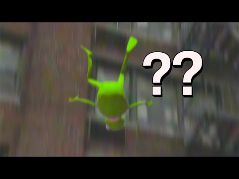 Why did Kermit fall from the roof?