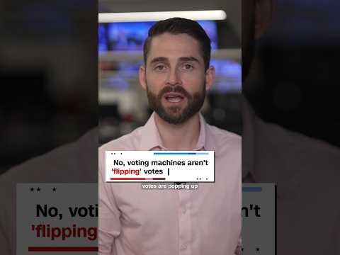 No, voting machines aren't ‘flipping’ votes