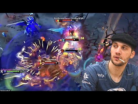 Arteezy Bloodseeker Insane Refresher Clutch Play and GG is Called