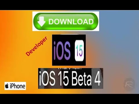 how to download and install iOS 15 developer beta 4 on iPhone without computer || install iOS 15