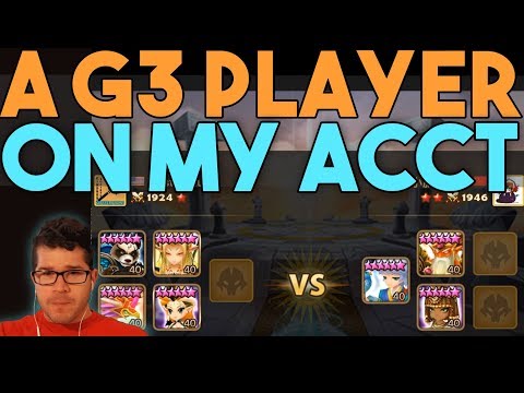 A G3 takes my G1 mons to RTA! in SUMMONERS WAR WORLD ARENA