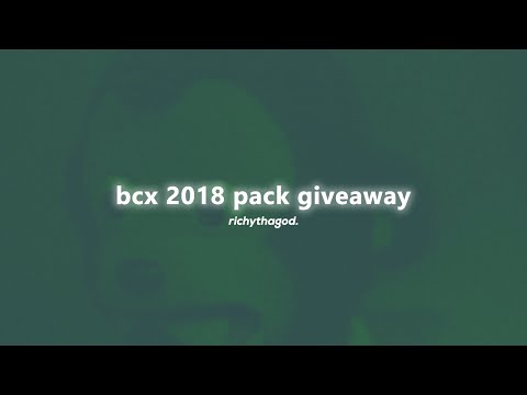 bcx 2018 pack giveaway