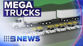SCT's Managing Director, Geoff Smith, highlighting the impact of Mega Trucks on Australian roads