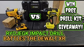 RYOJEGK 1/2" impact gets unboxed and goes toe to toe with the big dog DEWALT 1/2"
