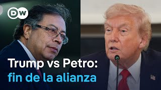 Trump llama a Petro líder del narcotráfico y anuncia fin de ayuda financiera a Colombia