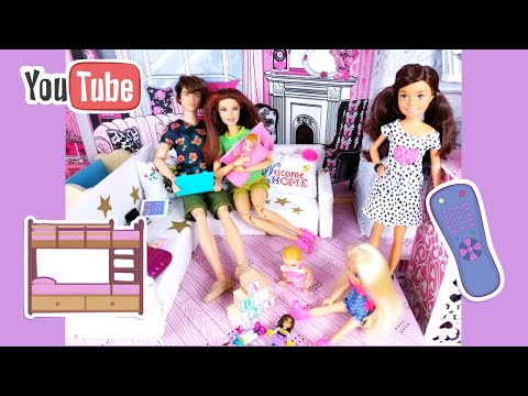 New Barbie Family Evening Routine!!!!