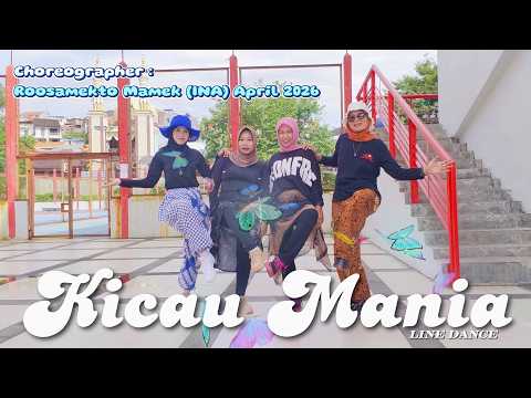 Kicau Mania - Line Dance | NDARBOY GENK x BANDITOZ YAOW 86 | Beginner | Choreo : Roosamekto Mamek
