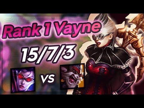Vayne Vs Kled - Challenger Gameplay Rank 1 Vayne