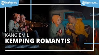 Momen Romantis Ridwan Kamil & Istri Kemping di Tepi Danau