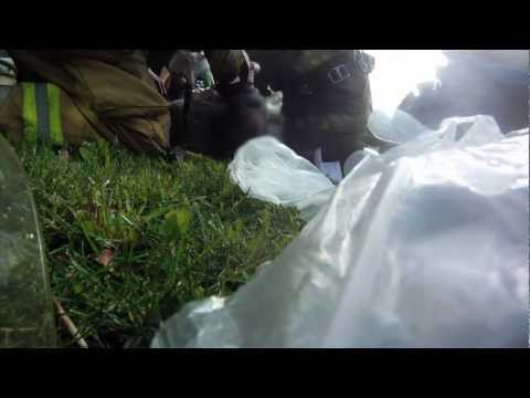 Firefighters Rescue Man From House Fire