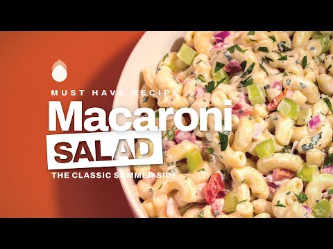 The Classic Summer Side | Macaroni Salad
