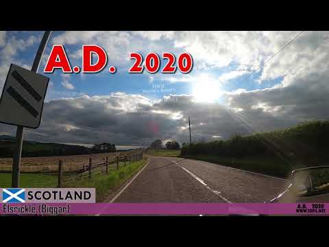 Elsrickle (Biggar) 2020 SCOTLAND Moto Trip Helmet Cam WWW.TOFIL.NET