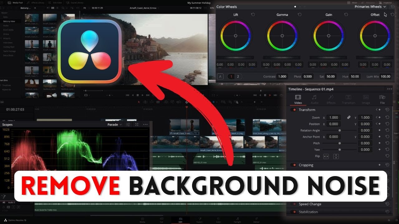 How to Remove Background Noise in DaVinci Resolve 2025?