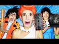 Spending 24 Hours No Technology Challenge As Flintstones In Real Life Rebecca Zamolo