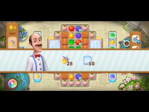 Gardenscapes Level #1857 with no boosters