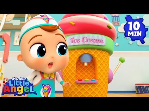 My Ice Cream Machine 🍦 | Little Angel | Community Corner 🌸| Kids Sing and Play