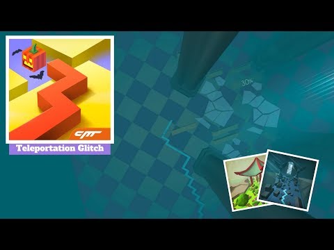 Dancing Line - The Cathedral + The Chinese Garden (Teleportation Glitch)