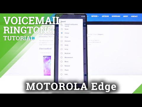 How to Change Voicemail Ringtone of Motorola Edge – Voicemail Settings