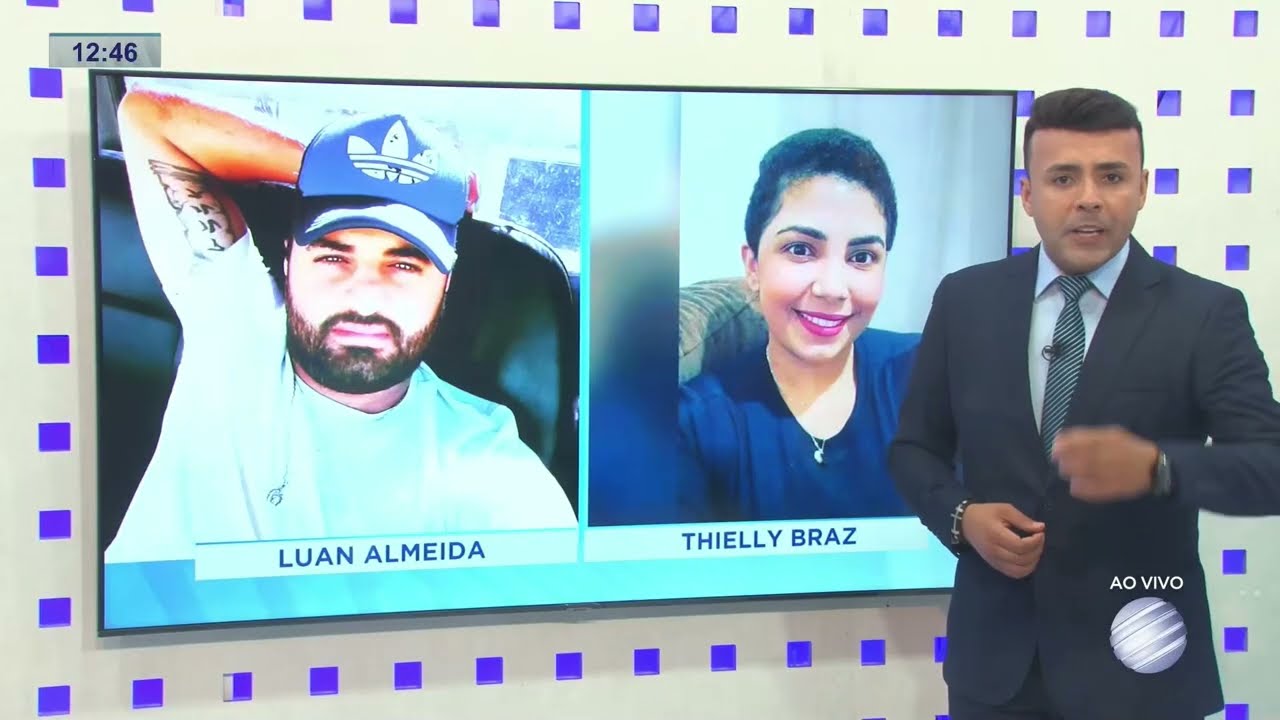 CASO THIELLY - MOMENTO EM QUE SUSPEITO FOI PRESO E APRESENTADO NA DELEGACIA DE POLÍCIA