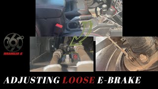 How to fix loose eBrake  on Jeep Wrangler JL & Gladiator JT