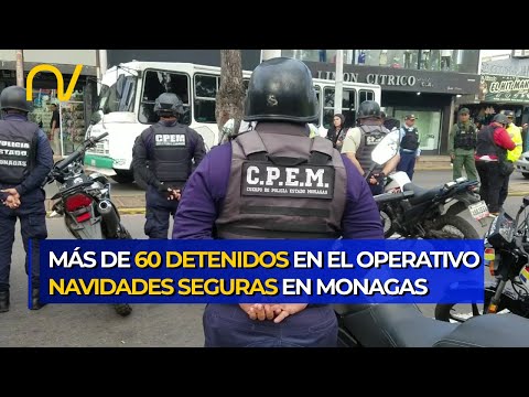 ¡Golpe al crimen en Monagas! Más de 60 detenidos en el Operativo Navidades Seguras