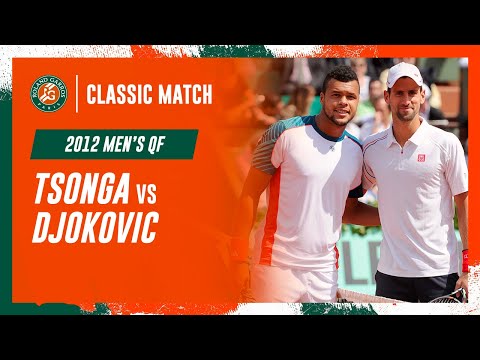 Djokovic vs Tsonga 2012 Men's quarter-final | Roland-Garros Classic Match