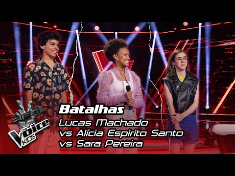 Lucas Machado vs Alícia Espírito Santo vs Sara Pereira | The Battles | The Voice Kids