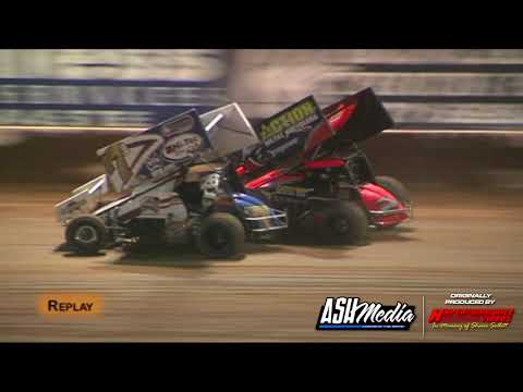 Sprintcars: Todd Wanless Rollover - Archerfield Speedway