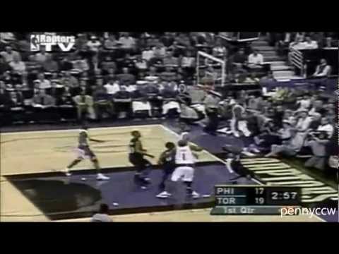 Allen Iverson all field goals vs Toronto Raptors 2001 NBA Playoffs Series