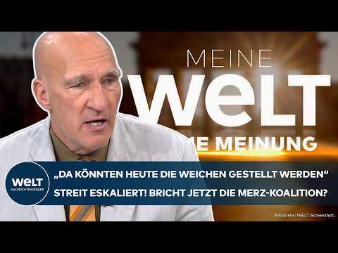 DEUTSCHLAND: Schock! Stadtbild-Streit eskaliert! Bricht jetzt die Merz-Koalition? | WELT Meinung