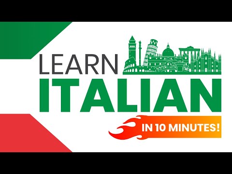 LEARN ITALIAN FAST -  Speak Italian in 10 minutes!