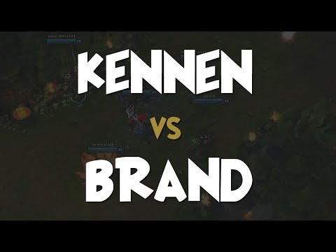 Kennen vs Brand 1v1 Mid