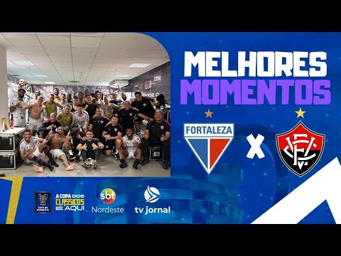 Gols e lances de Fortaleza x Vitória